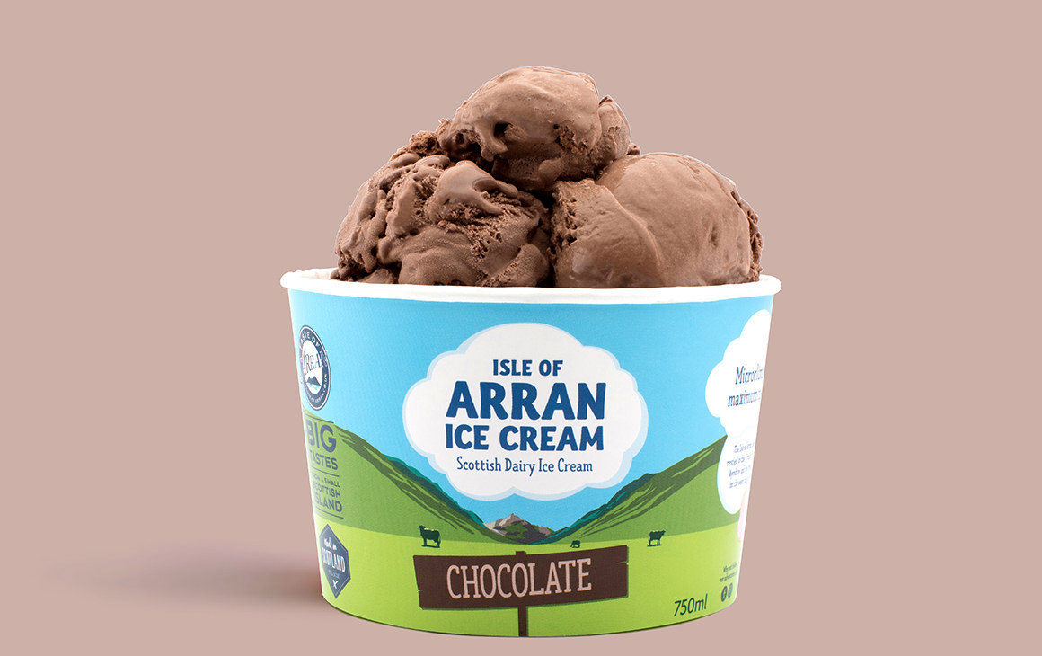 Arran Ice Cream Chocolate Family Tub