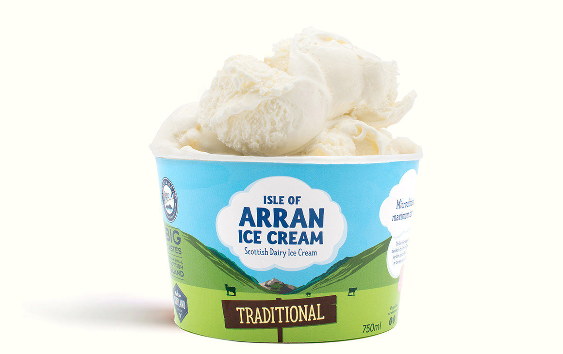 Arran Ice Cream Traditional Family Tub